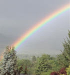 Rainbow in Ashland, Oregon, Rabbi David Zaslow
