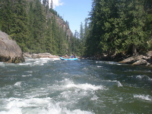 Rafting on Selway River