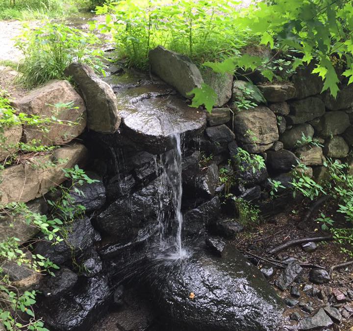 Water wears down stone