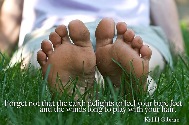 Feet on the Earth: Take Your Shoes Off