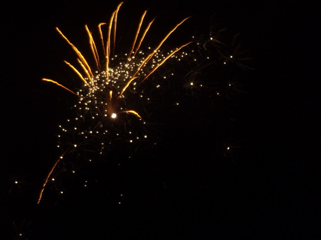 Sparks of light. Fireworks photo by Elliot Brown via Flickr