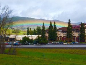 Rainbow in Canyonville, Oregon, Sue Morningstar
