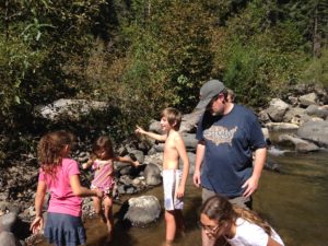 Playing in the Creek, Mill Creek, CA